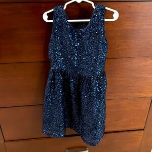 Gap kids blue sequin dress. Fully lined for comfort.